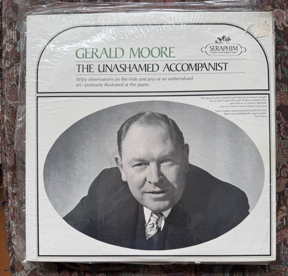 SEALED: GERALD MOORE - The Unashamed Accompanist - Seraphim M-60017