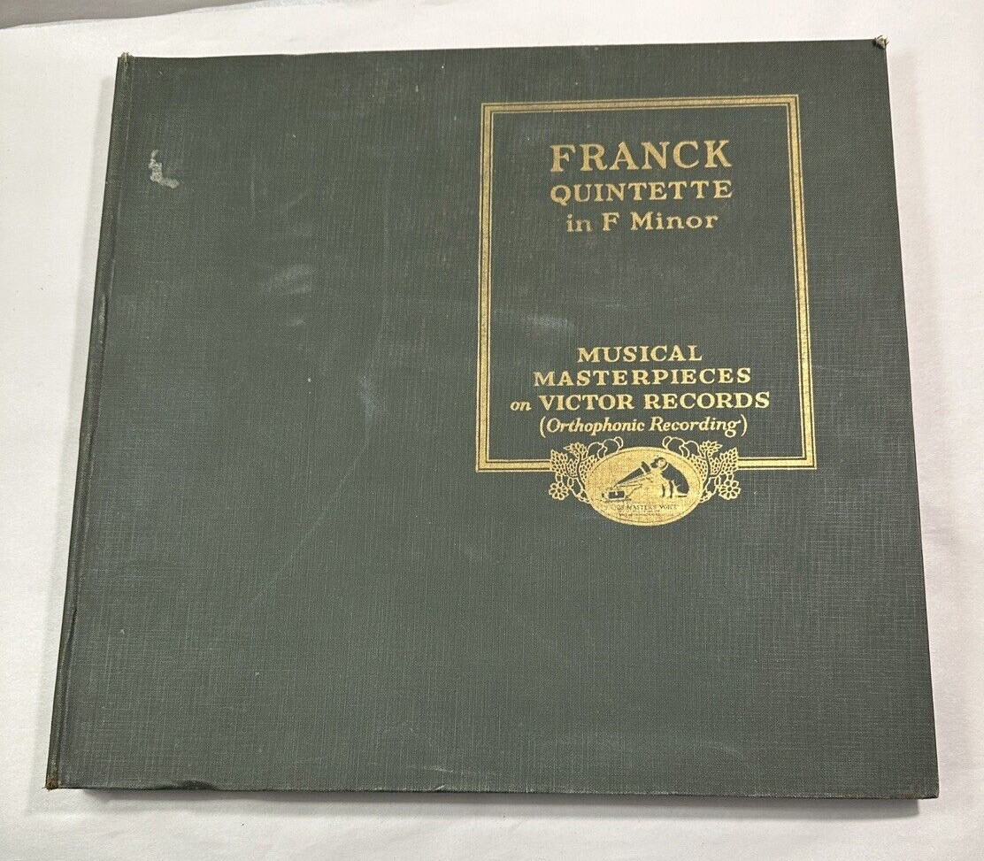 Alfred Cortot - Victrola– Set #M-38 “Quintette In F Minor” Franck - MM LPs - Image 1
