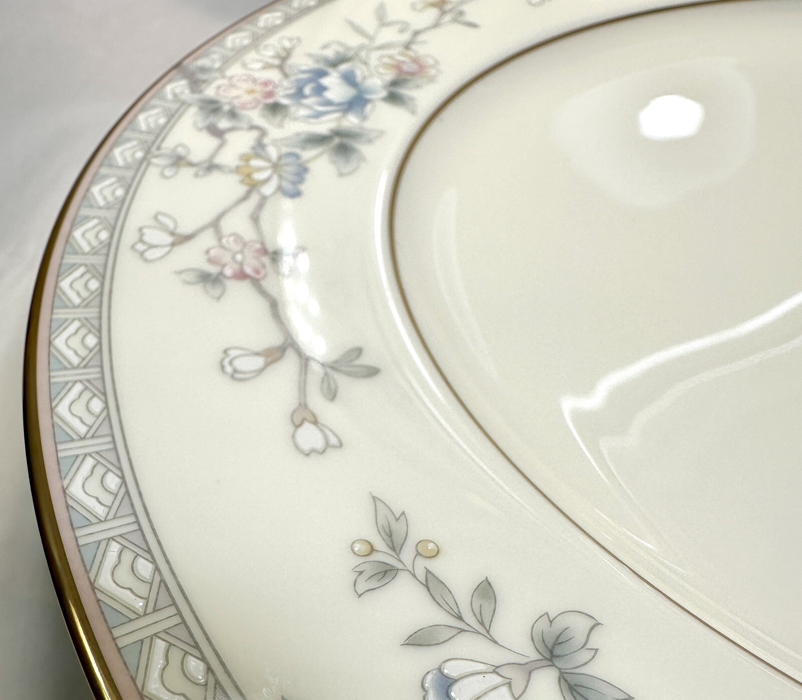 Set of Five NEW Noritake Mandarin Garden Dinner Plates 10-5/8" - Unboxed Mint - Image 4