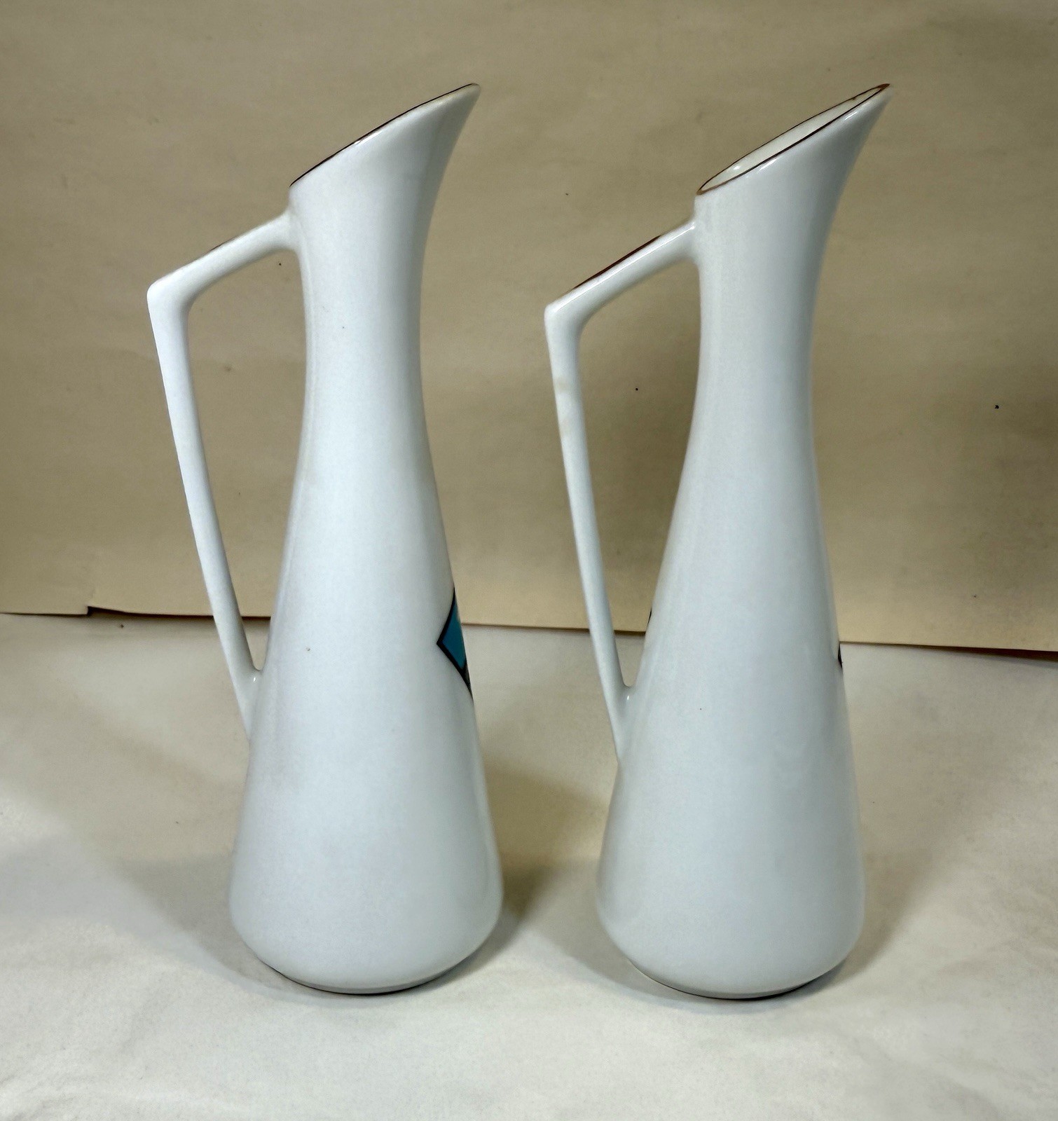 Viletta's Arts Fine Bone China Puget Sound Mini Vases Circa 1967 - Set Of Two - Image 5