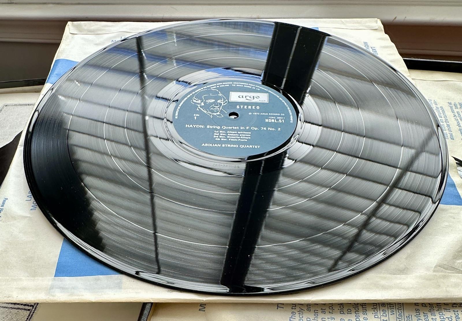 HAYDN String Quartets Vol. 9 - Op. 71 and 74 - Aeolian Quartet - Argo HDNL 49-51 - Image 5