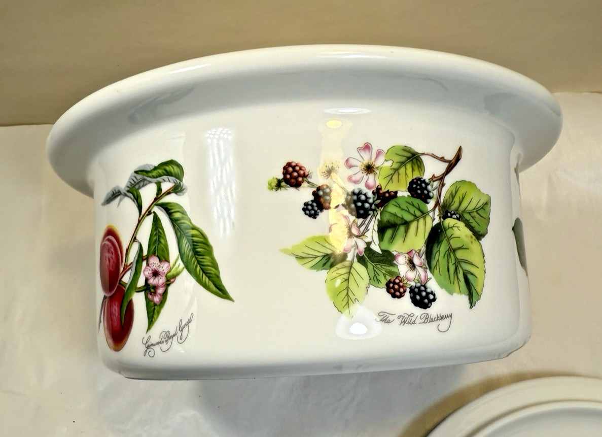 Portmeirion Lidded Casserole Dish Serving Bowl Round 8-3/4" - NOS - Image 6