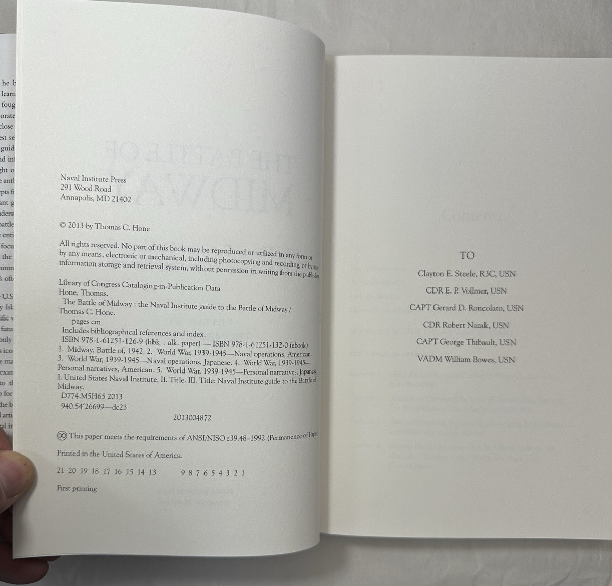 The Battle of Midway: The Naval Institute's Guide - Immaculate First Edition - Image 1