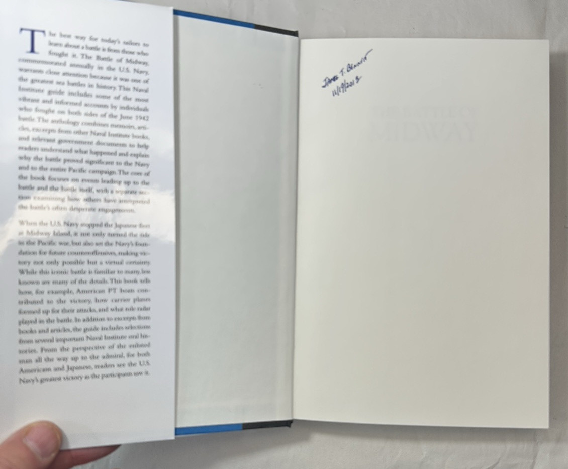 The Battle of Midway: The Naval Institute's Guide - Immaculate First Edition - Image 2