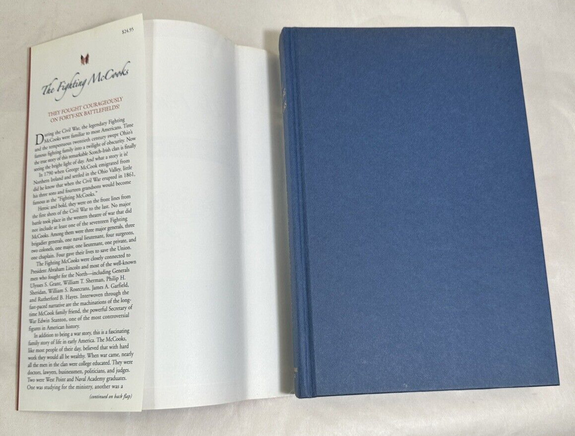 The Fighting McCooks SIGNED By Charles & Barbara Whalen 2006 - HCDJ Mint - Image 1