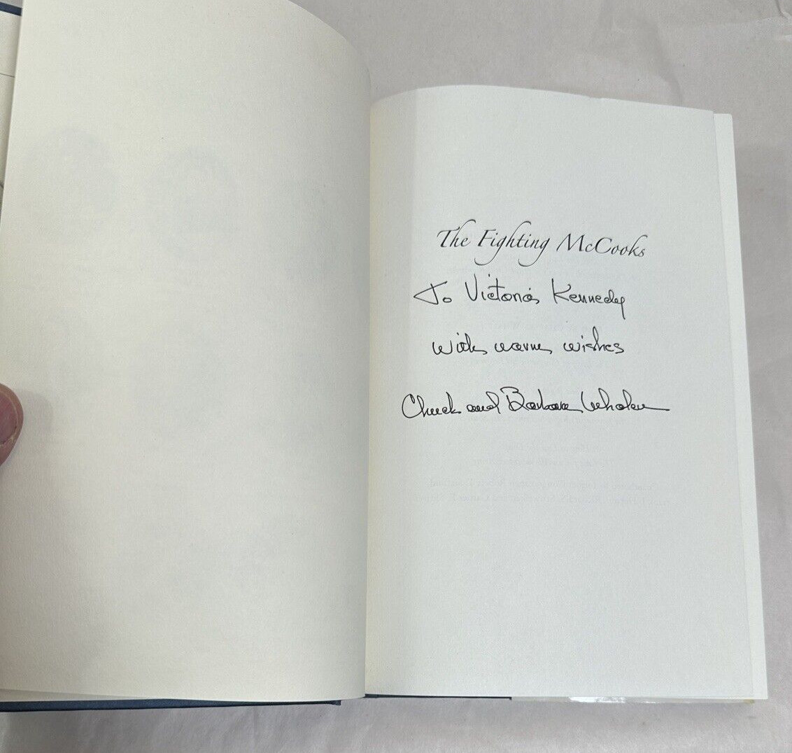 The Fighting McCooks SIGNED By Charles & Barbara Whalen 2006 - HCDJ Mint - Image 2