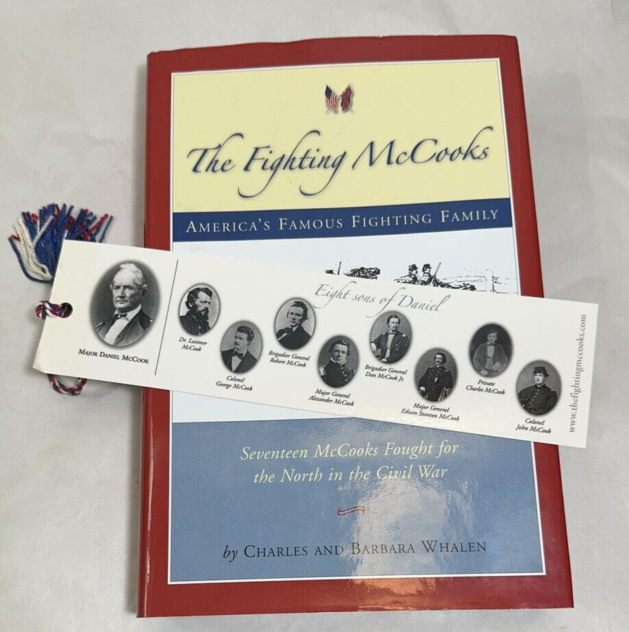The Fighting McCooks SIGNED By Charles & Barbara Whalen 2006 - HCDJ Mint - Image 3