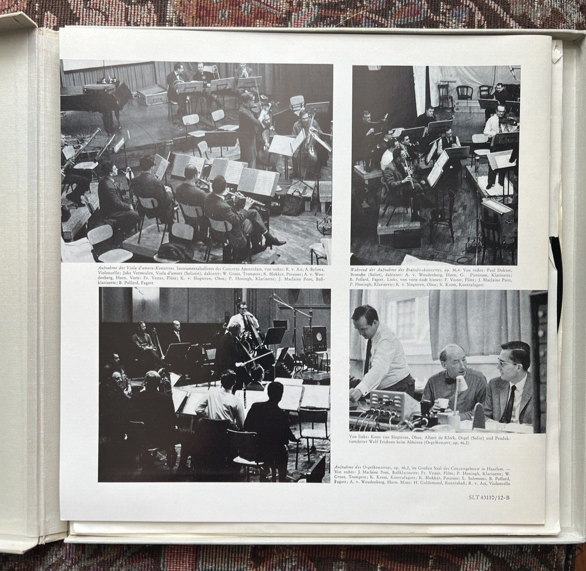 Paul Hindemith Die 7 Kammermusiken  - Telefunken – SLT 43110/12-B - Image 3