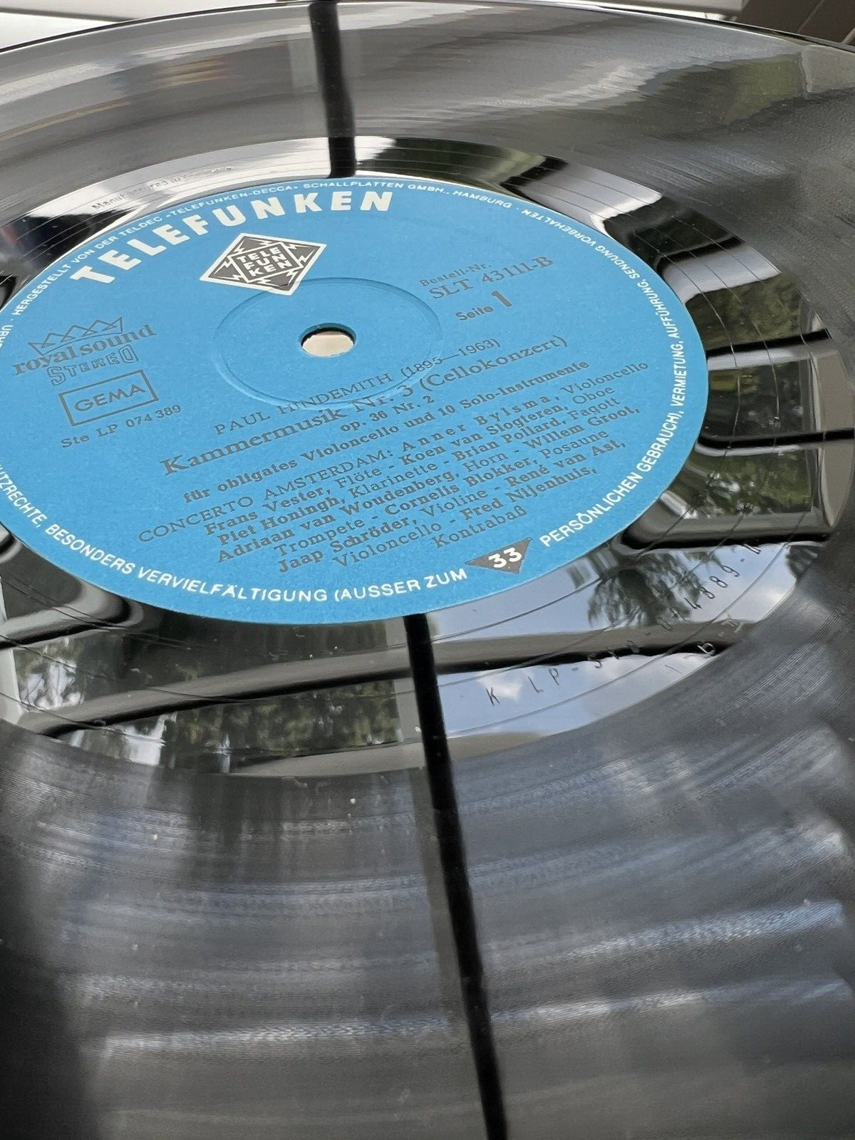 Paul Hindemith Die 7 Kammermusiken  - Telefunken – SLT 43110/12-B - Image 6