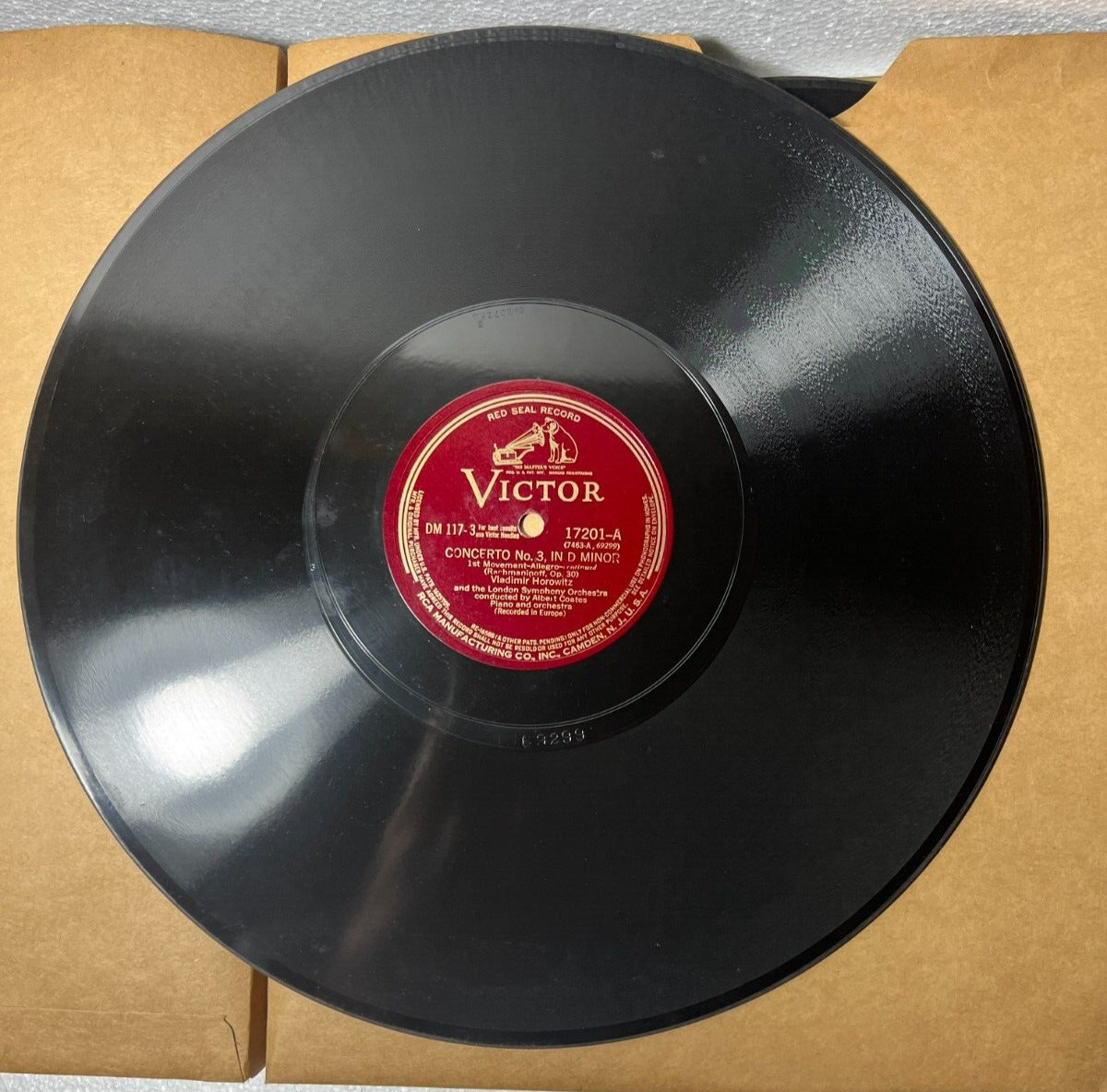 VLADIMIR HOROWITZ Rachmaninoff: Concerto No. 3 In D Minor Victor DM-117 - 1930 - Image 12