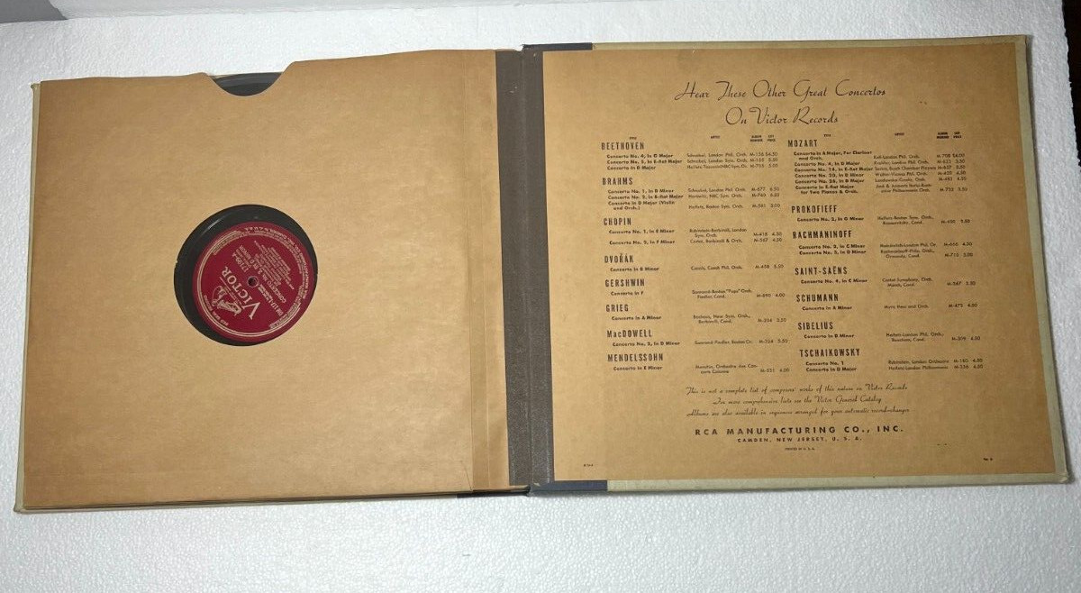 VLADIMIR HOROWITZ Rachmaninoff: Concerto No. 3 In D Minor Victor DM-117 - 1930 - Image 13