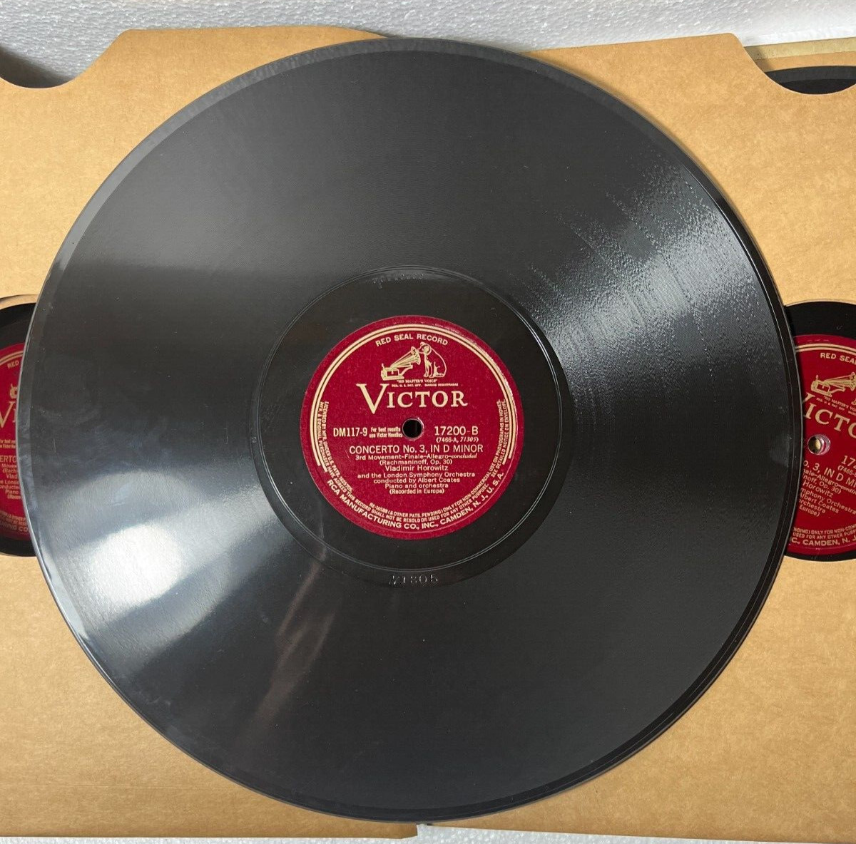 VLADIMIR HOROWITZ Rachmaninoff: Concerto No. 3 In D Minor Victor DM-117 - 1930 - Image 14