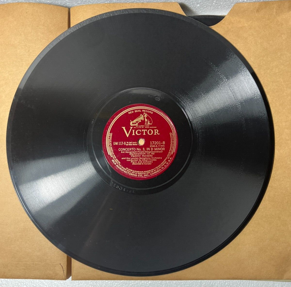 VLADIMIR HOROWITZ Rachmaninoff: Concerto No. 3 In D Minor Victor DM-117 - 1930 - Image 15