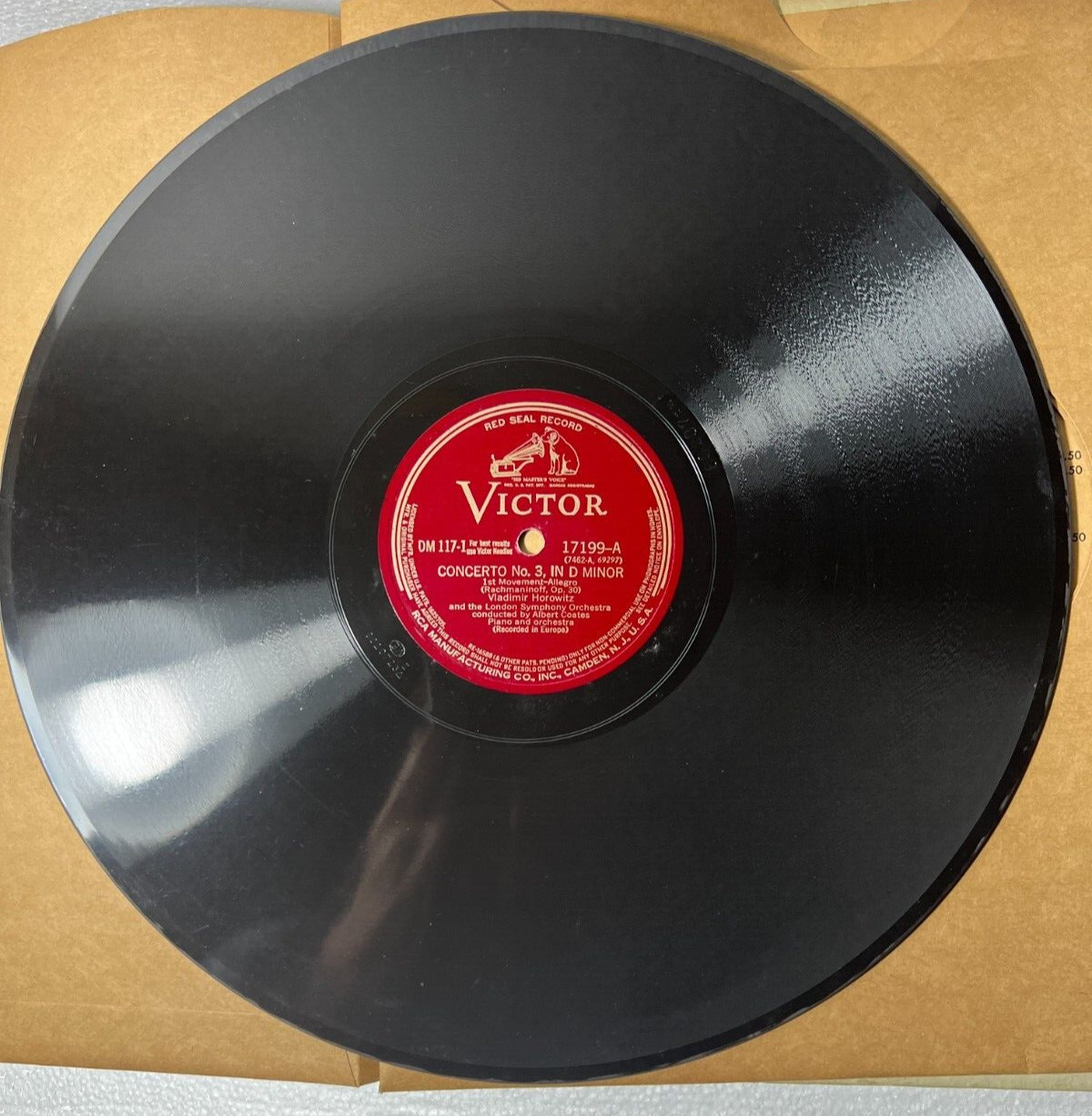 VLADIMIR HOROWITZ Rachmaninoff: Concerto No. 3 In D Minor Victor DM-117 - 1930 - Image 16