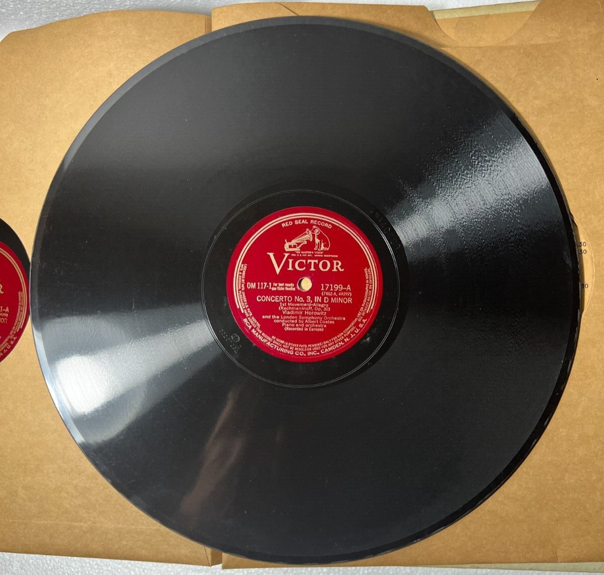 VLADIMIR HOROWITZ Rachmaninoff: Concerto No. 3 In D Minor Victor DM-117 - 1930 - Image 17