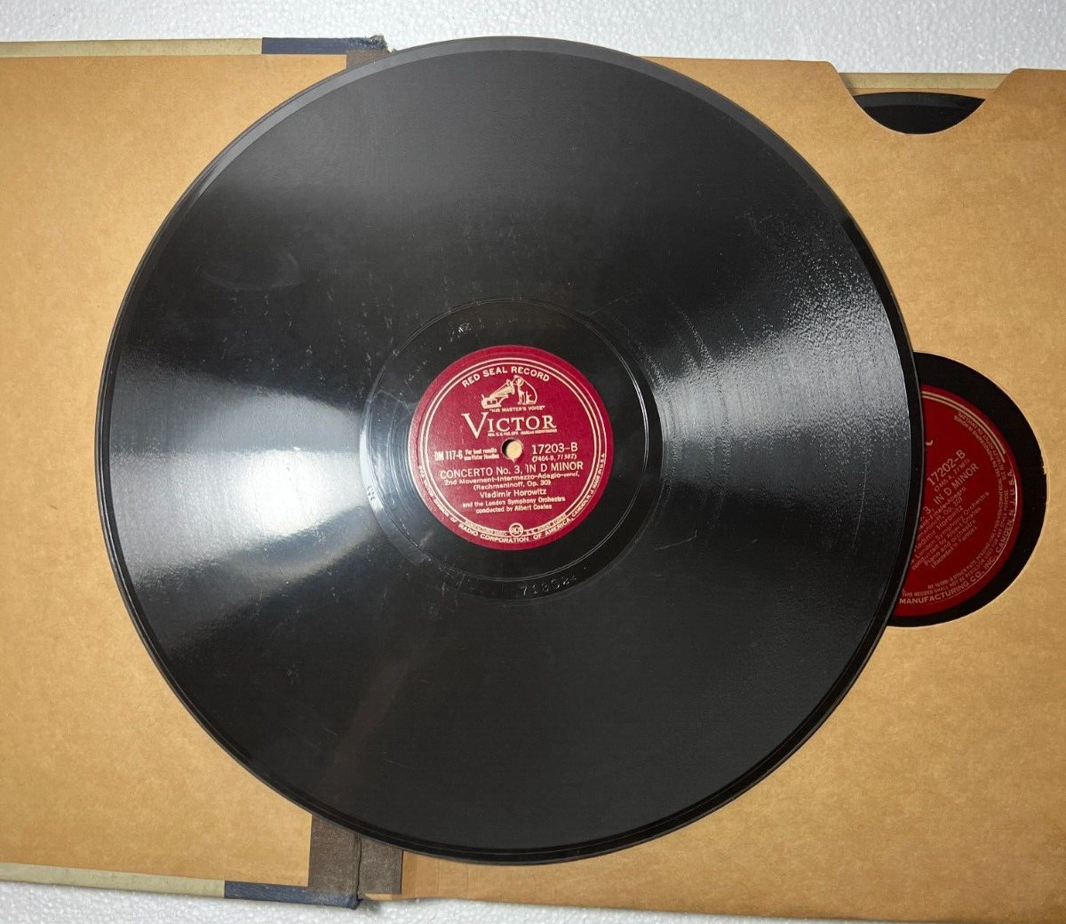 VLADIMIR HOROWITZ Rachmaninoff: Concerto No. 3 In D Minor Victor DM-117 - 1930 - Image 2