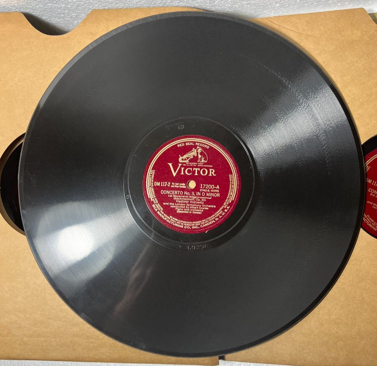 VLADIMIR HOROWITZ Rachmaninoff: Concerto No. 3 In D Minor Victor DM-117 - 1930 - Image 10