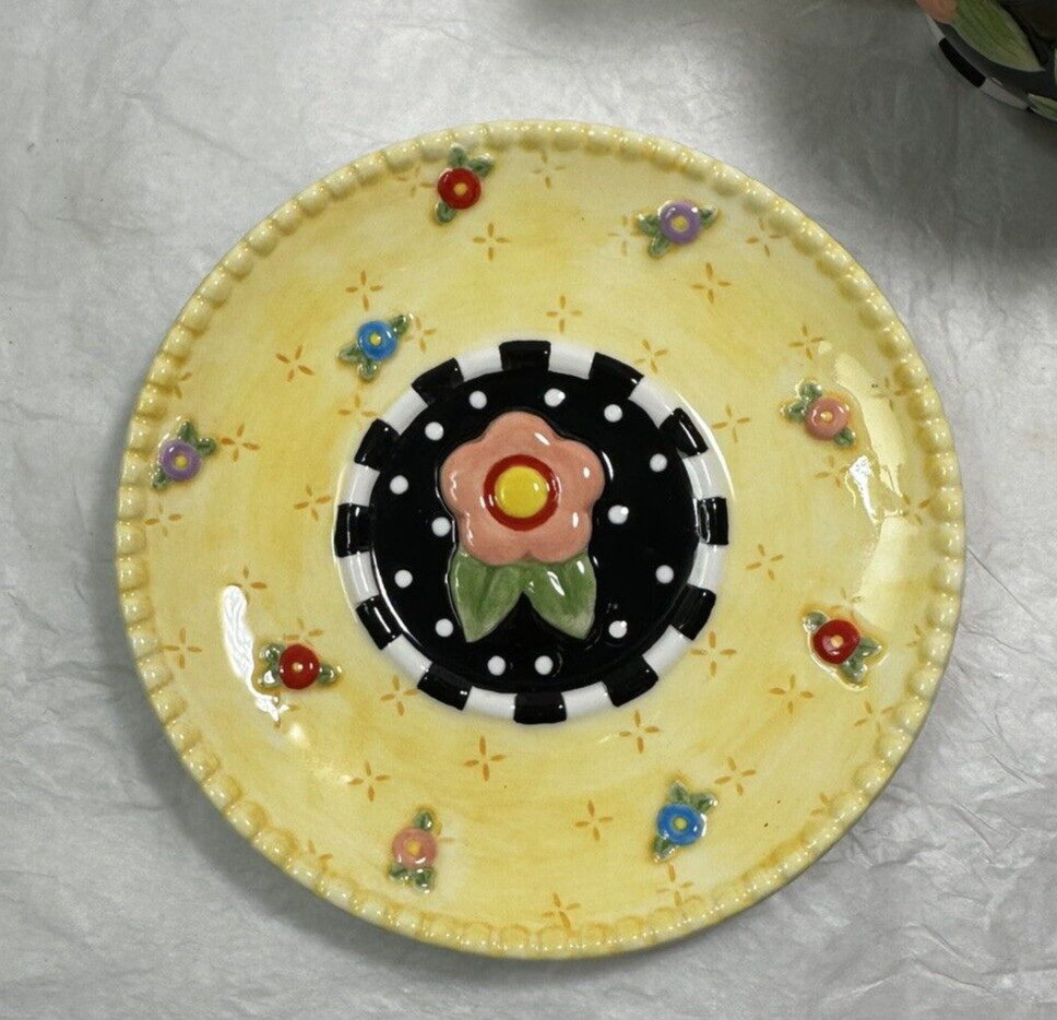 Mary Engelbreit Brownlow Cup and Saucer 2004 ME Ink - Flowers - Image 3