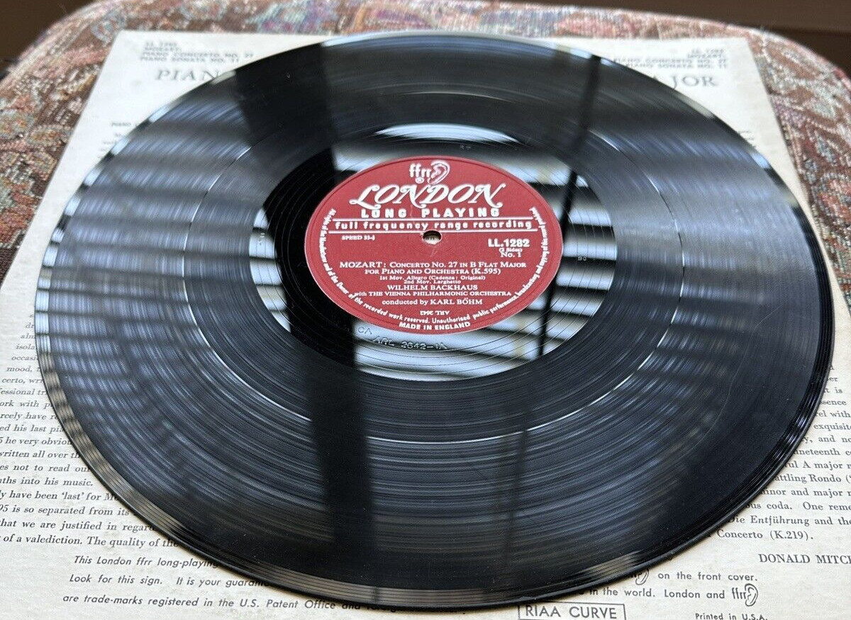 Mozart - Piano Concerto No. 27 - Piano Sonata No II - Backhaus, Bohm LL 1282 - Image 4