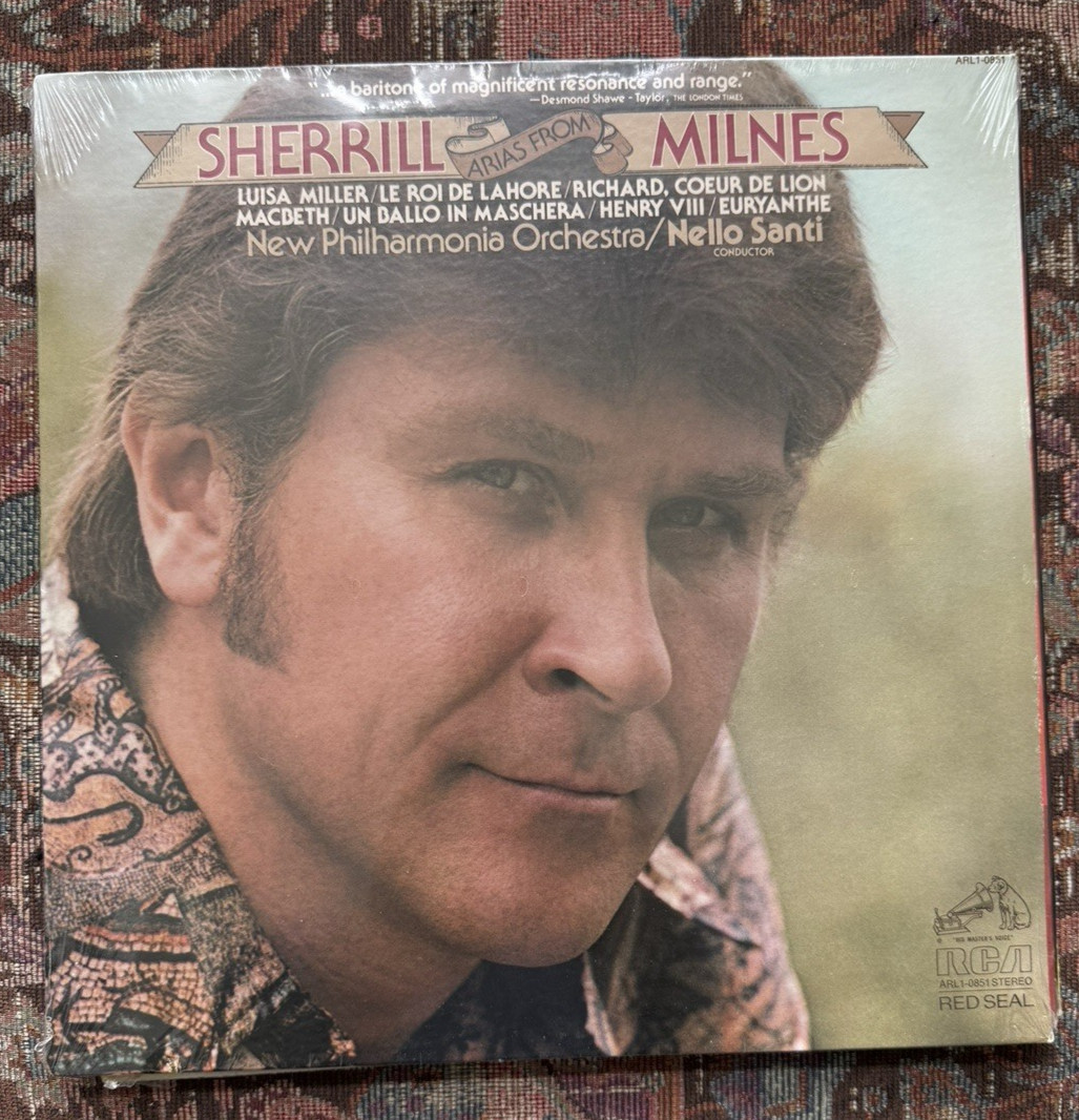 SEALED: Sherrill Milnes - Arias From Luisa Miller - Nello Santi - RCA ARL1-0851
