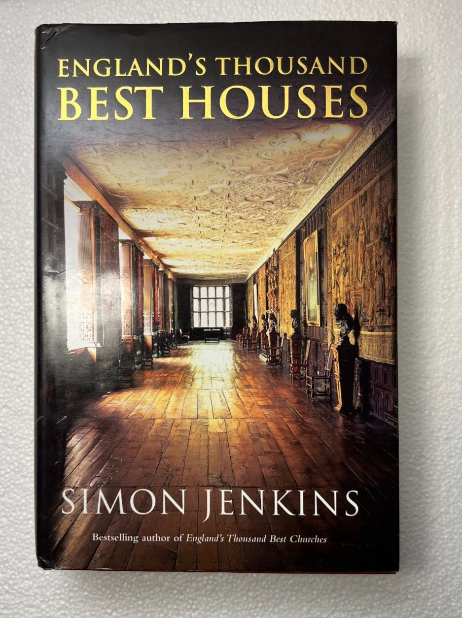 SIGNED: England's Thousand Best Houses - Simon Jenkins - Hardcover