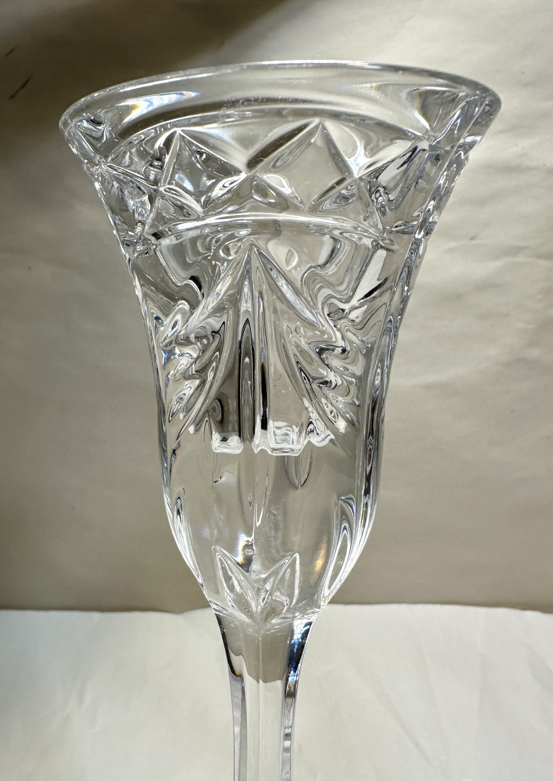 Royal Doulton Crystal Chelsea Heights 8” Candle Stick Holders - Set Of 2 - NWOT - Image 2