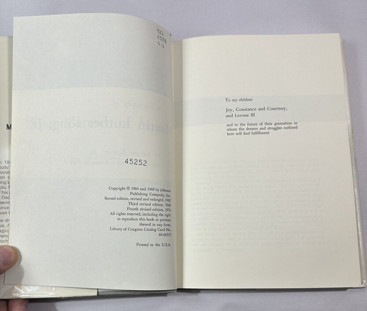 What Manner of Man - Lerone Bennett - 1976 Fourth Revised Edition - Image 3