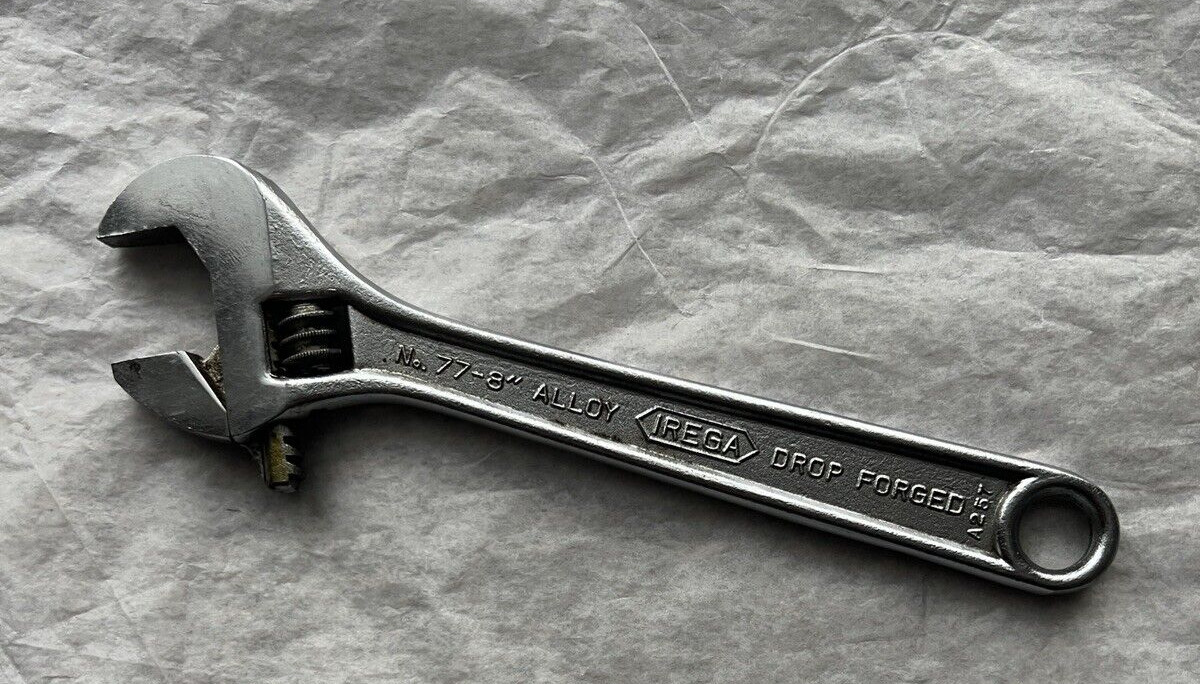 IREGA 8" No. 77 Crescent Wrench - Spain - Image 1