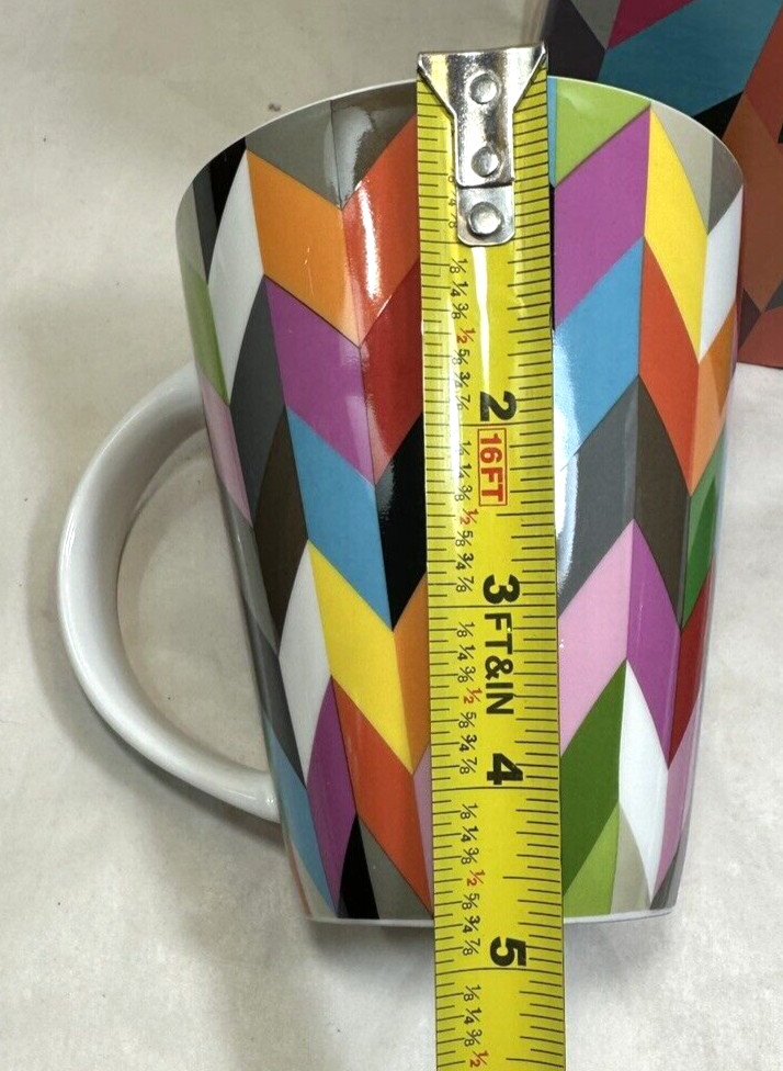 French Bull Retro Mug and Lid - Porcelain - New in Box - Image 2