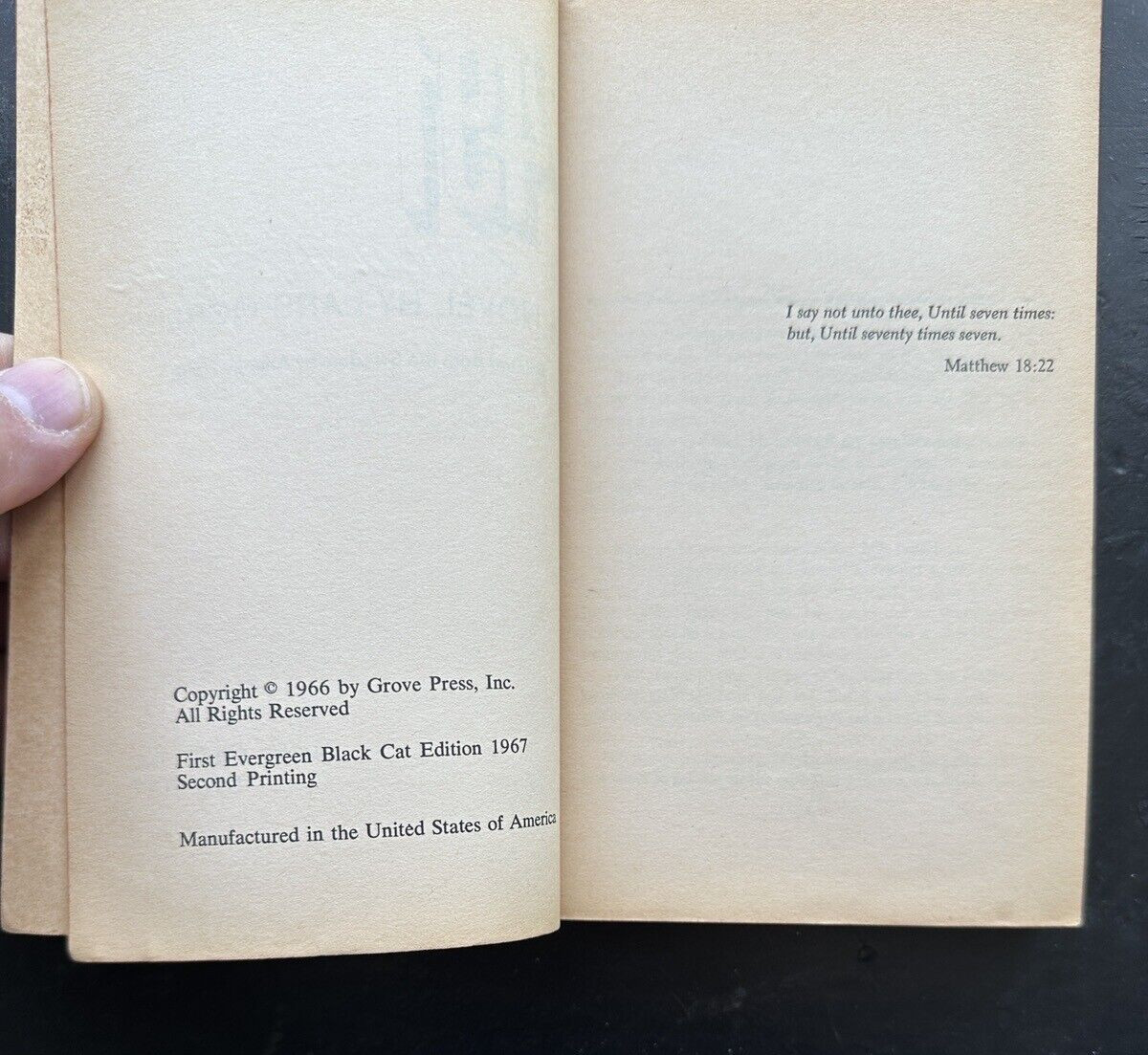 491 Lars Gorling Vintage 1967 First Black Cat Grove Press - Paperback - Image 2