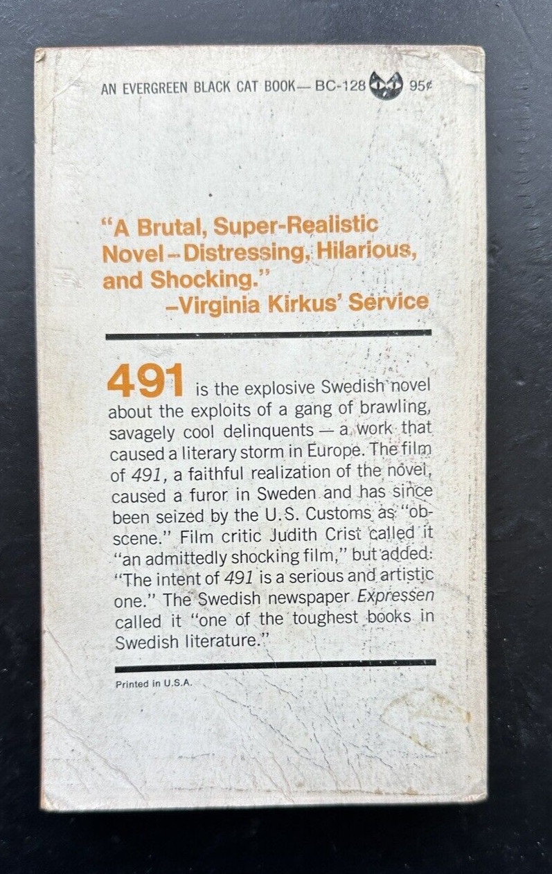 491 Lars Gorling Vintage 1967 First Black Cat Grove Press - Paperback - Image 3
