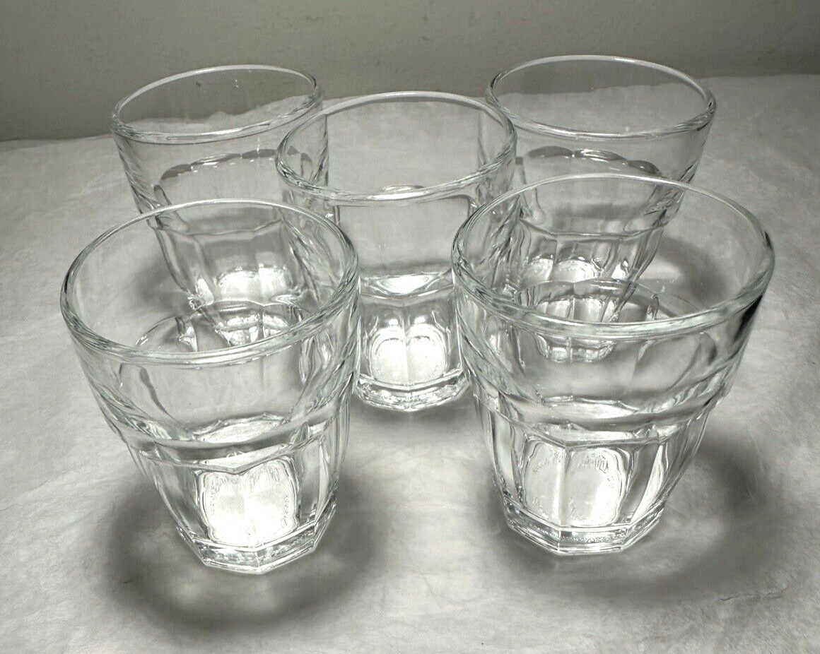 Bormioli Rocco Shot Glasses / Mini Tumblers - Set of Five (5) - Unused