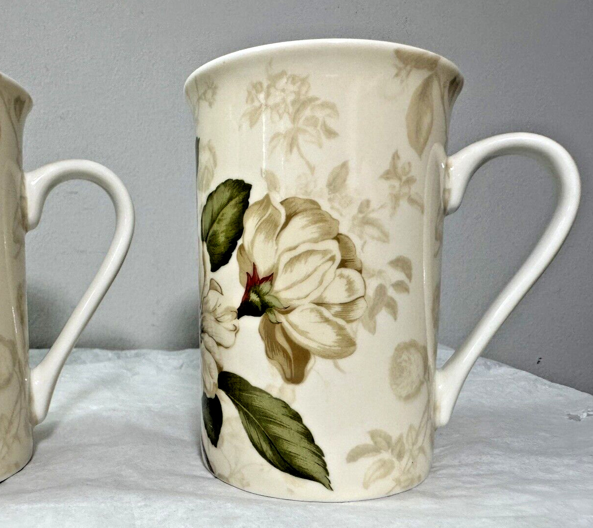 Set Of Three (3) Vintage Jason Bone China Floral Coffee Mugs — Unboxed - Image 5