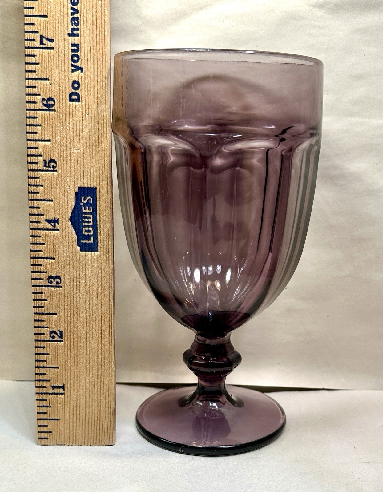 Libbey Gibraltar Duratuff Violet Iced Tea Glasses - Set of 3 - EUC - 6-7/8" - Image 4