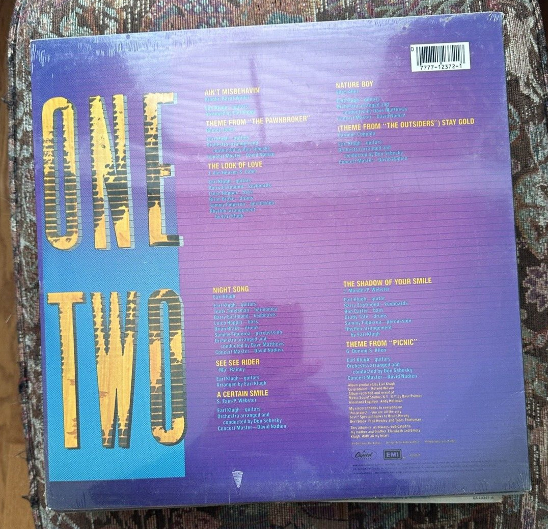 SEALED: Earl Klugh - Nightsongs - Capitol Records – ST-12372 - Image 1