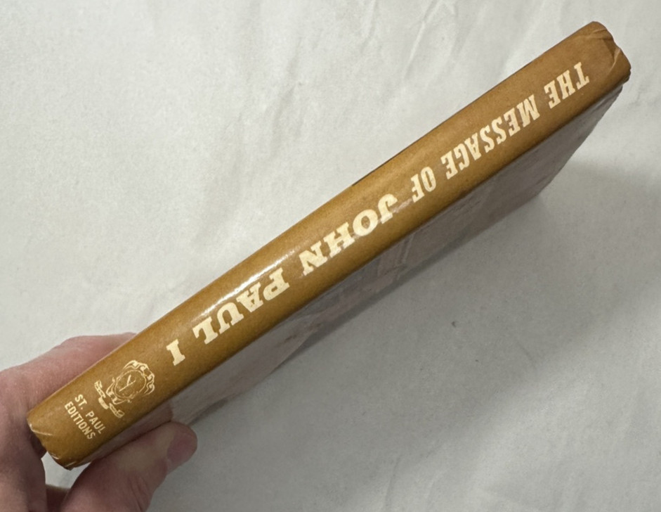 The Message Of John Paul I by the Daughters of St. Paul (1978, Hardcover) - Image 3