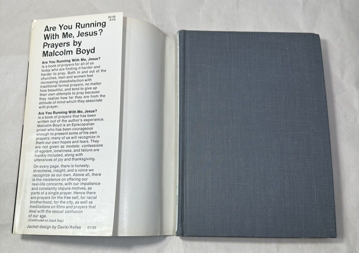 Are You Running With Me, Jesus? Prayers by Malcolm Boyd - HC/DJ - 1966 4th print - Image 2