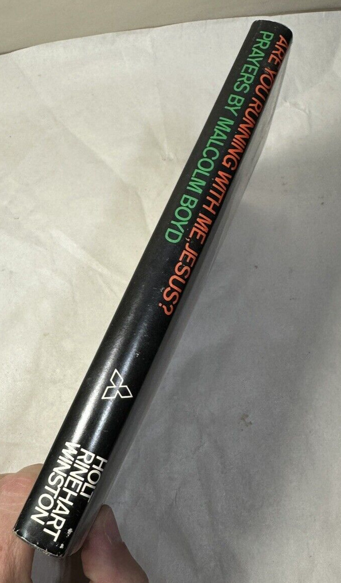 Are You Running With Me, Jesus? Prayers by Malcolm Boyd - HC/DJ - 1966 4th print - Image 4