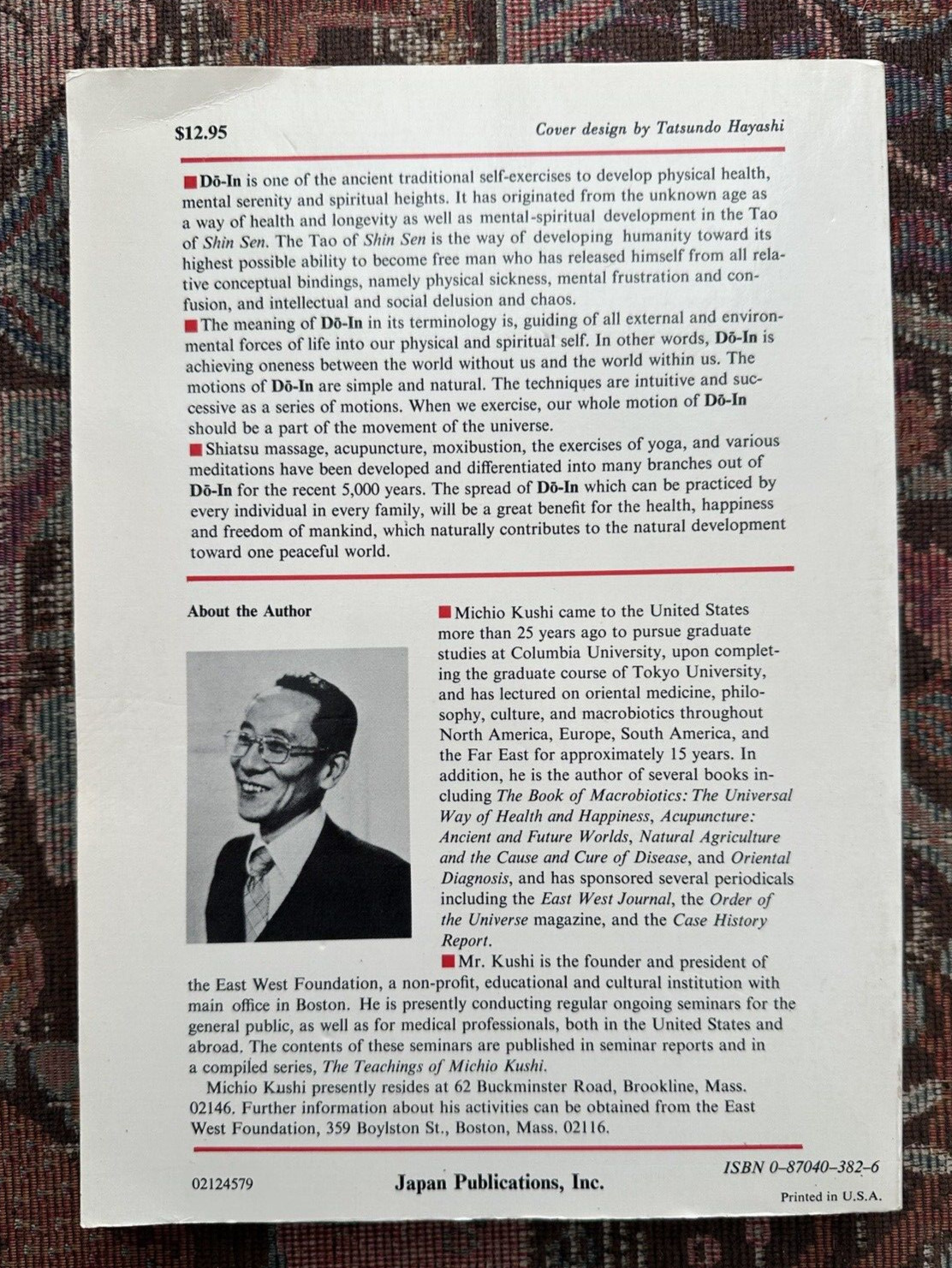 The Book of Do-In Exercise for Physical Spiritual Development, Michio Kushi 1979 - Image 6