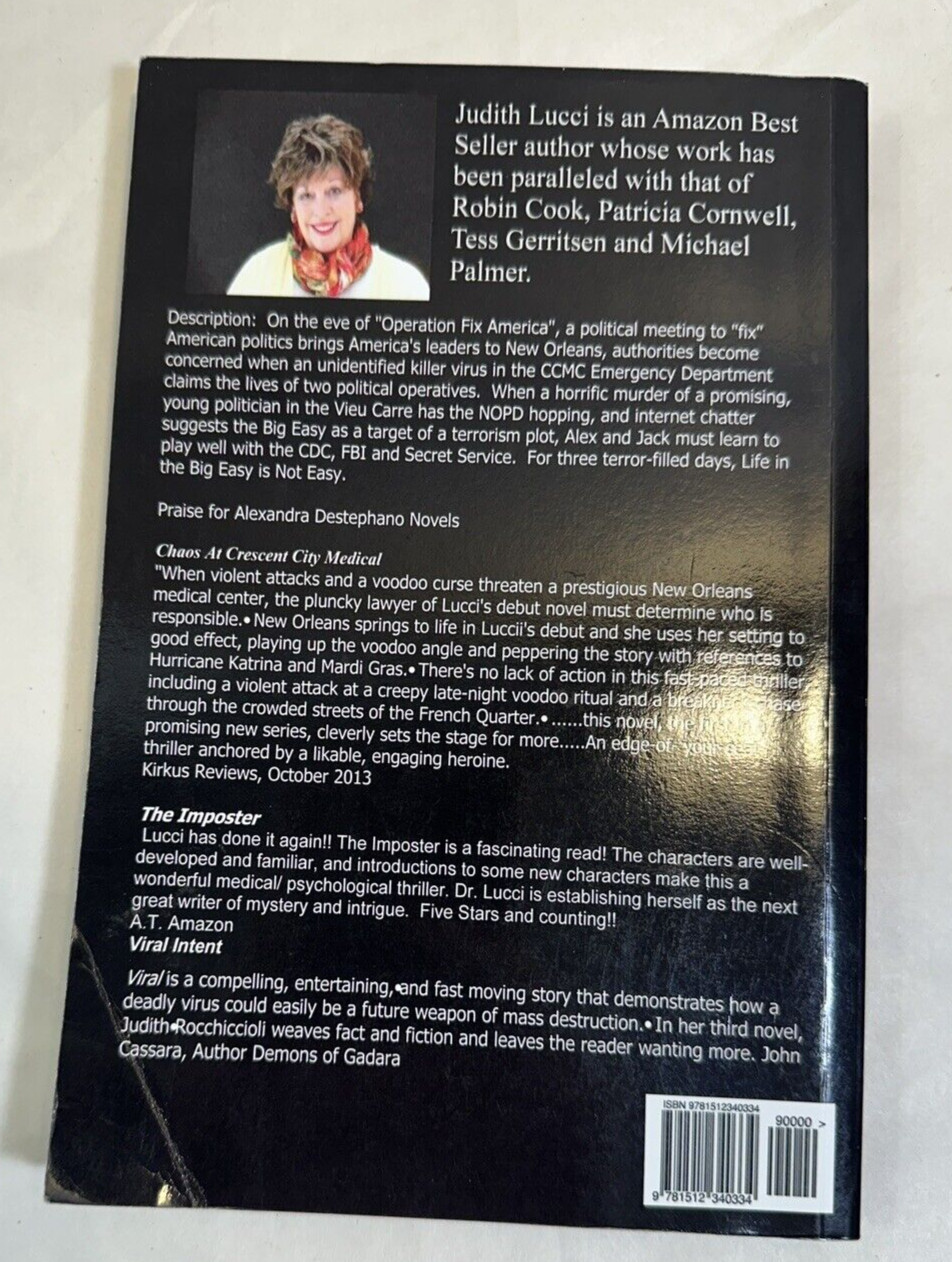 Vital Intent - Judith Lucci - Signed by the Author - Image 6