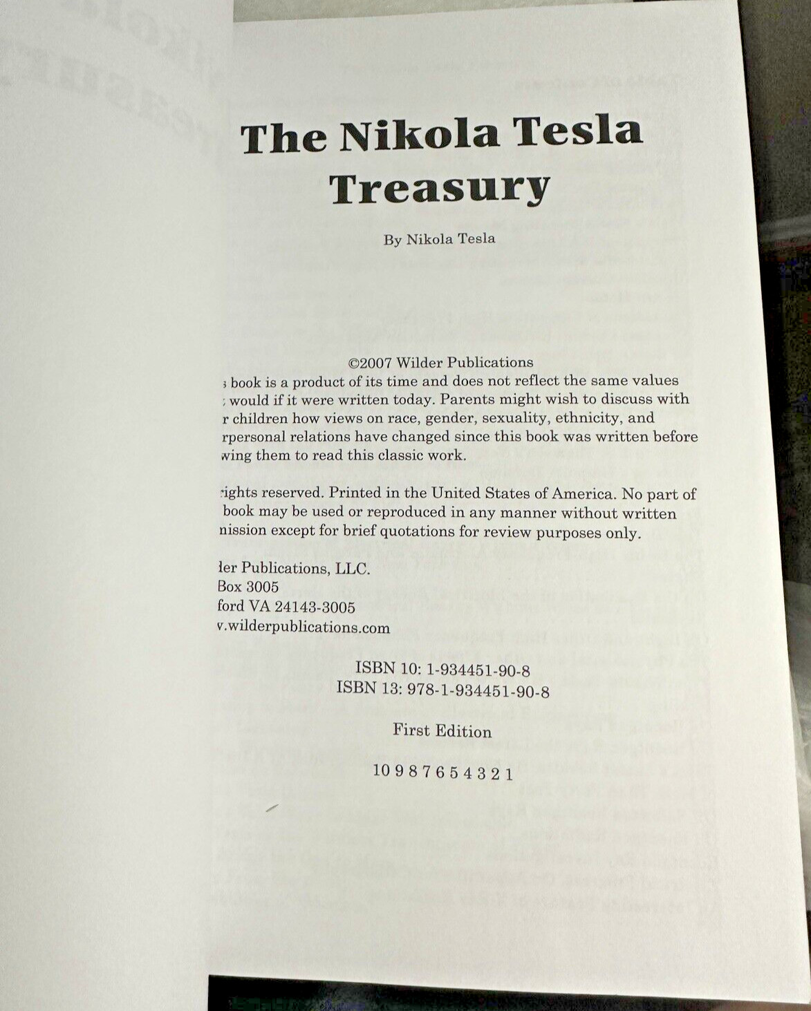 The Nikola Tesla Treasury - Nikola Tesla - First Edition - Image 1