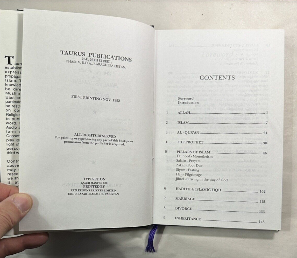 Islam in the Light of the Final Testament and Traditions - Omari - First Edition - Image 3