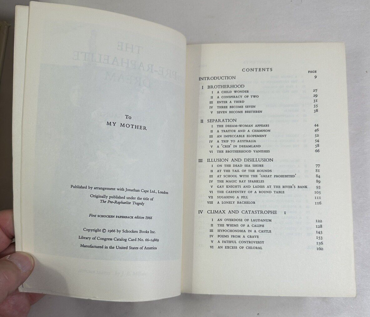 The Pre-Raphaelite Dream by William Gaunt 1966 1st PB Edition Schocken Books - Image 2