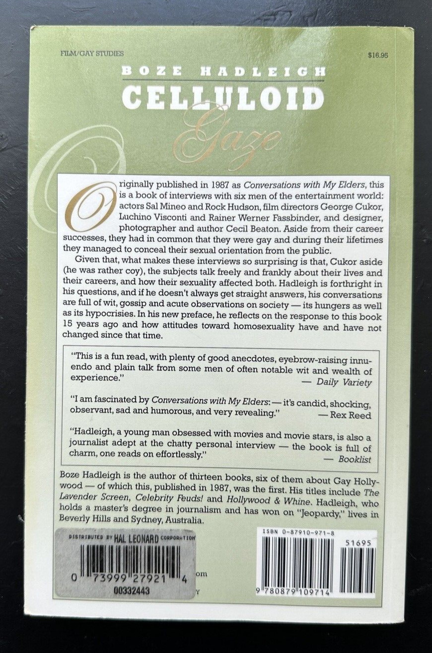 Celluloid Gaze:  Boze Hadleigh - Image 1