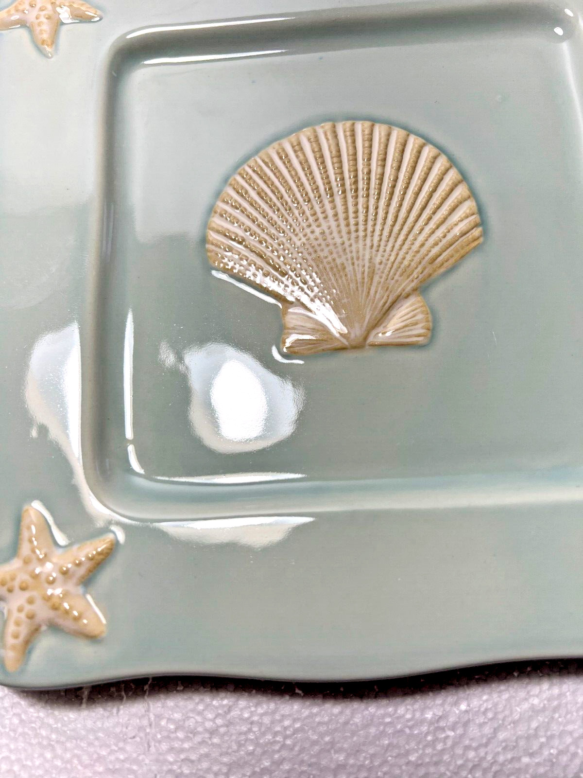 One (1) Shoreline Collection Salad Plate - Home Studio Stoneware - Image 1