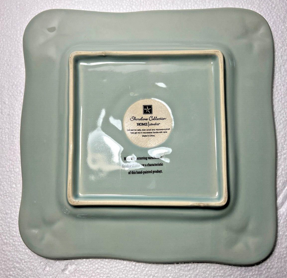 One (1) Shoreline Collection Salad Plate - Home Studio Stoneware - Image 2