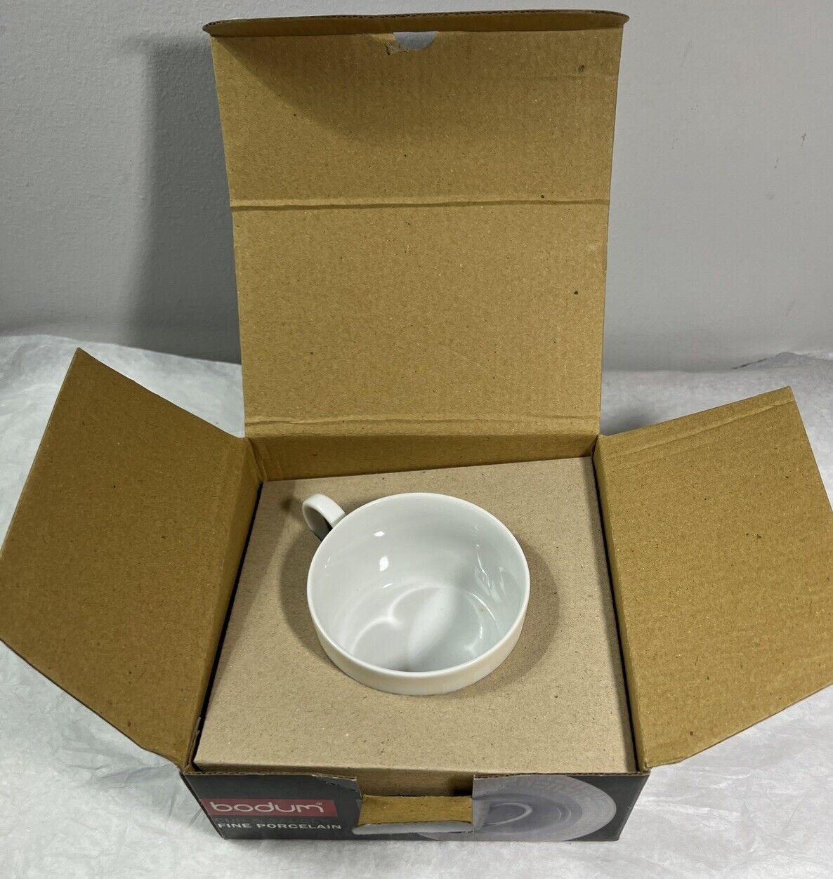 Bodum Fine Porcelain Cup and Saucer - New in Box - Image 2