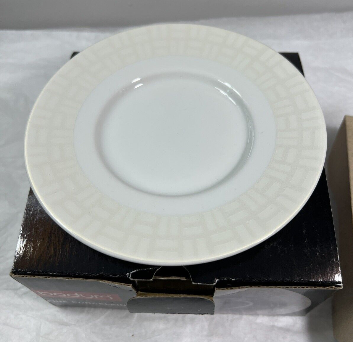 Bodum Fine Porcelain Cup and Saucer - New in Box - Image 5