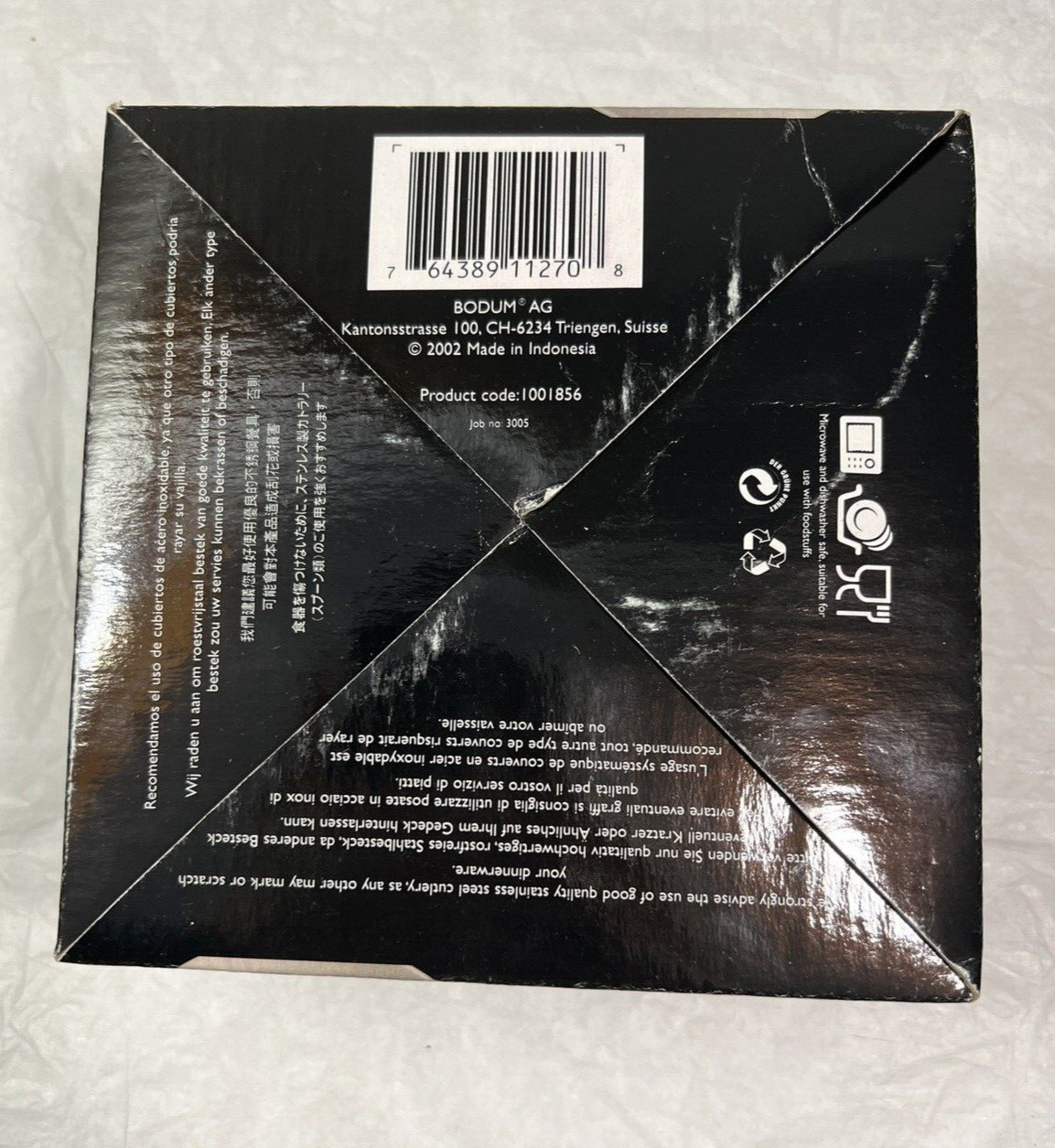 Bodum Fine Porcelain Cup and Saucer - New in Box - Image 10