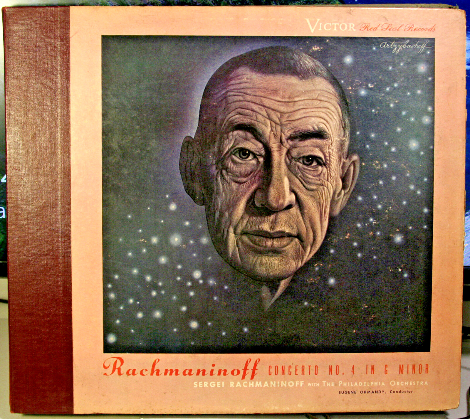 Rachmaninoff Plays Concerto 4 - Eugene Ormandy - 78 rpm - Image 1
